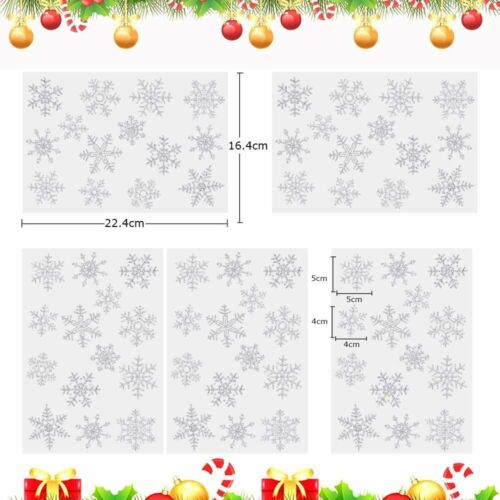 ASANMU Fensterdeko Weihnachten, 145 Weihnachtsdeko Fenster Fensterbilder