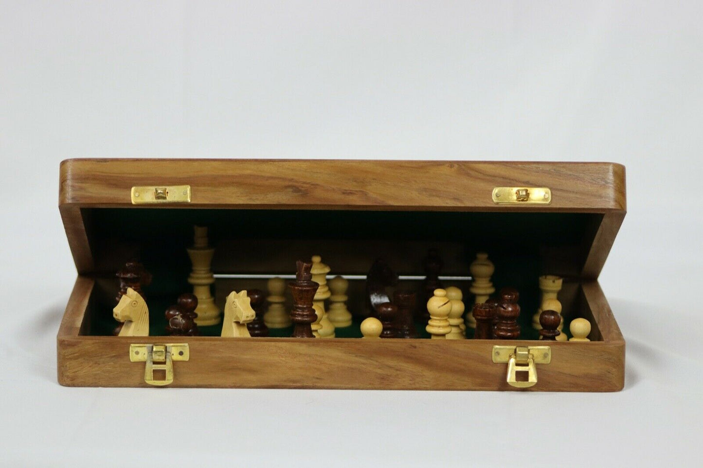 Königliches Schachspiel holz Schachbrett Folding Magnetic Travel holz Chess Set