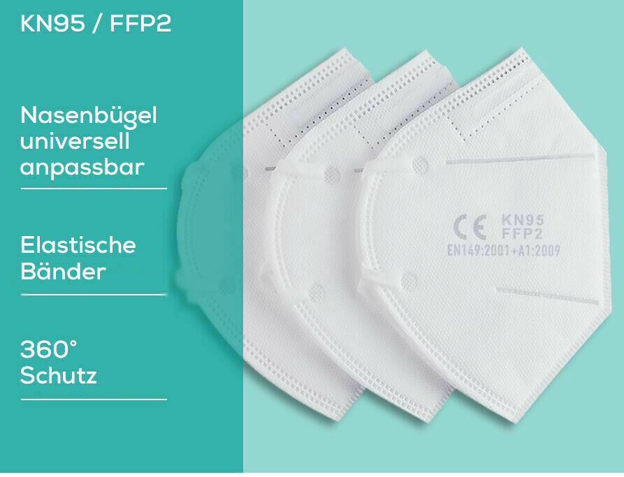 Gesichtschutz Ohne Atemventil 98% Filterung Lagerware