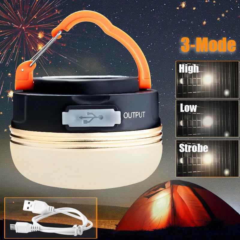 LED Camping Lampe Outdoor Wandern hike Licht Laterne leicht Akku USB aufladbar