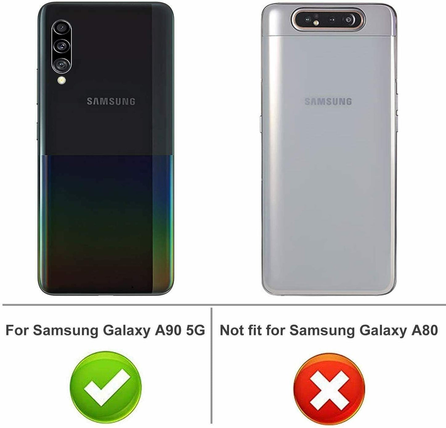 Hülle für Samsung Galaxy A90 5G Handyhülle 360 Grad Komplettschutz Ultra dünn