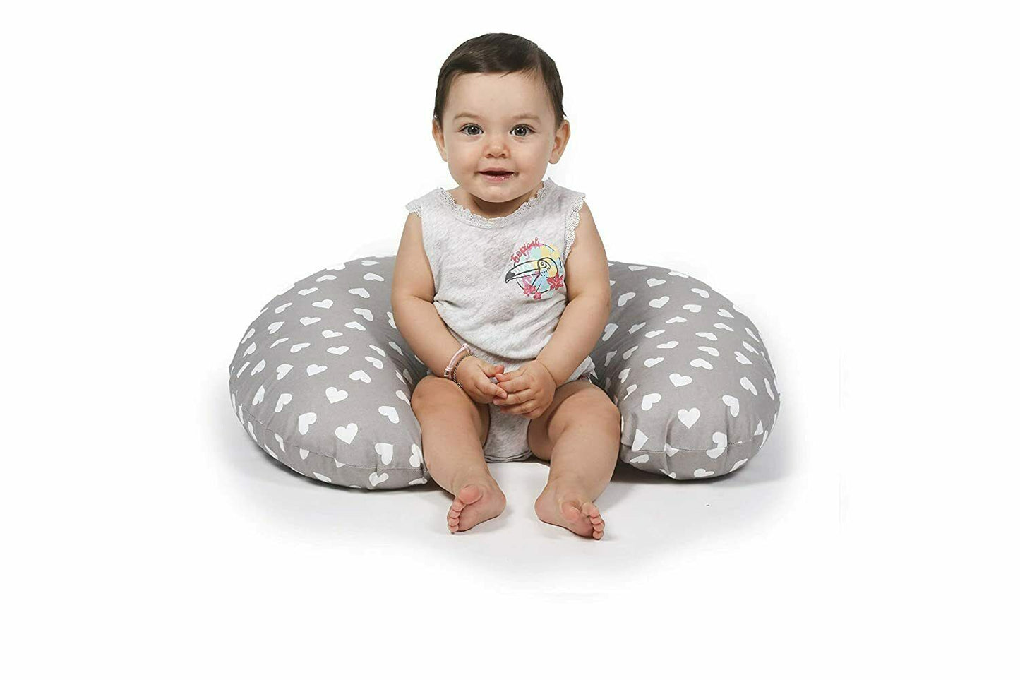 Niimo Stillkissen Klein Baby mit Stillkissenbezug aus 100% Baumwolle abnehmbar