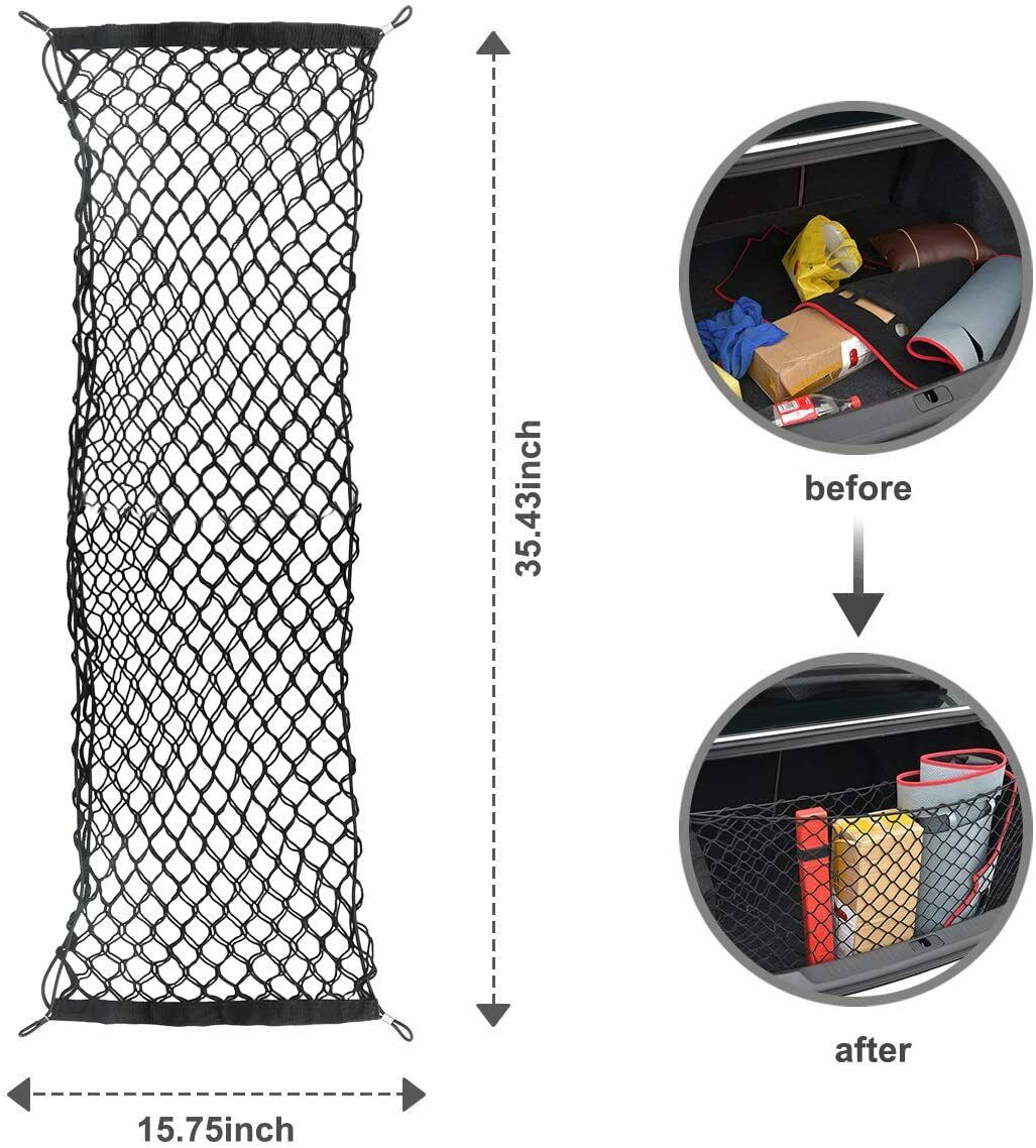 Auto Netztasche Klett Organizer Kofferraumtasche Ablagenetz KFZ PKW Stretch Fach