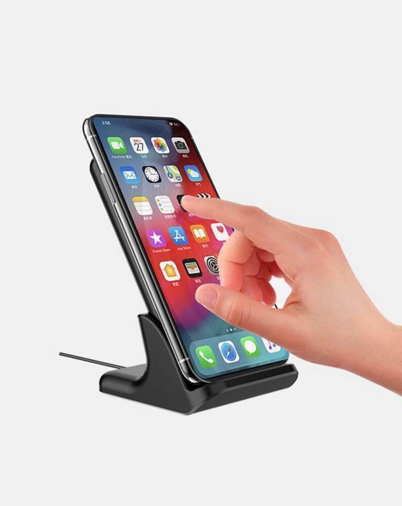 10000mAh Wireless Ladestation Ladegerät + Power Bank Typ C Externe Batterie USB