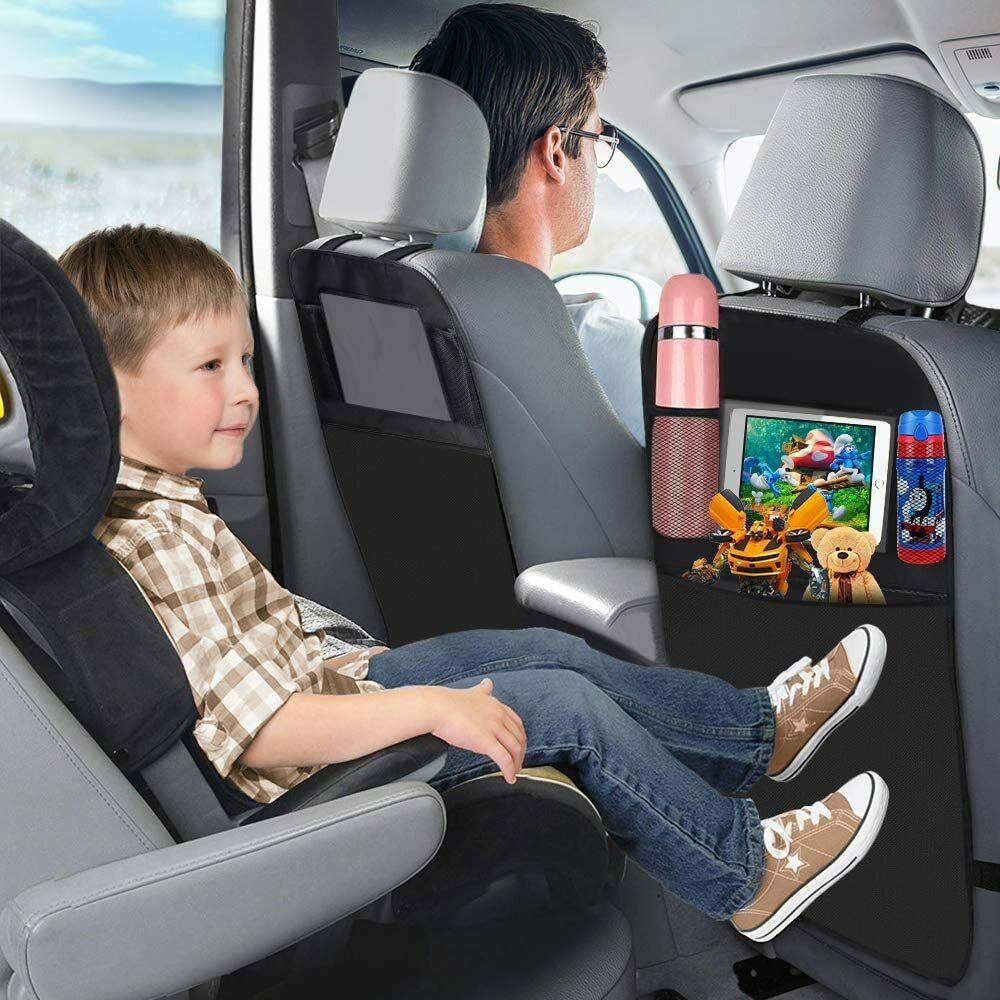 2 Stk Rückenlehnenschutz Auto Rücksitz Organizer für Kinder Kick-Matten-Schutz