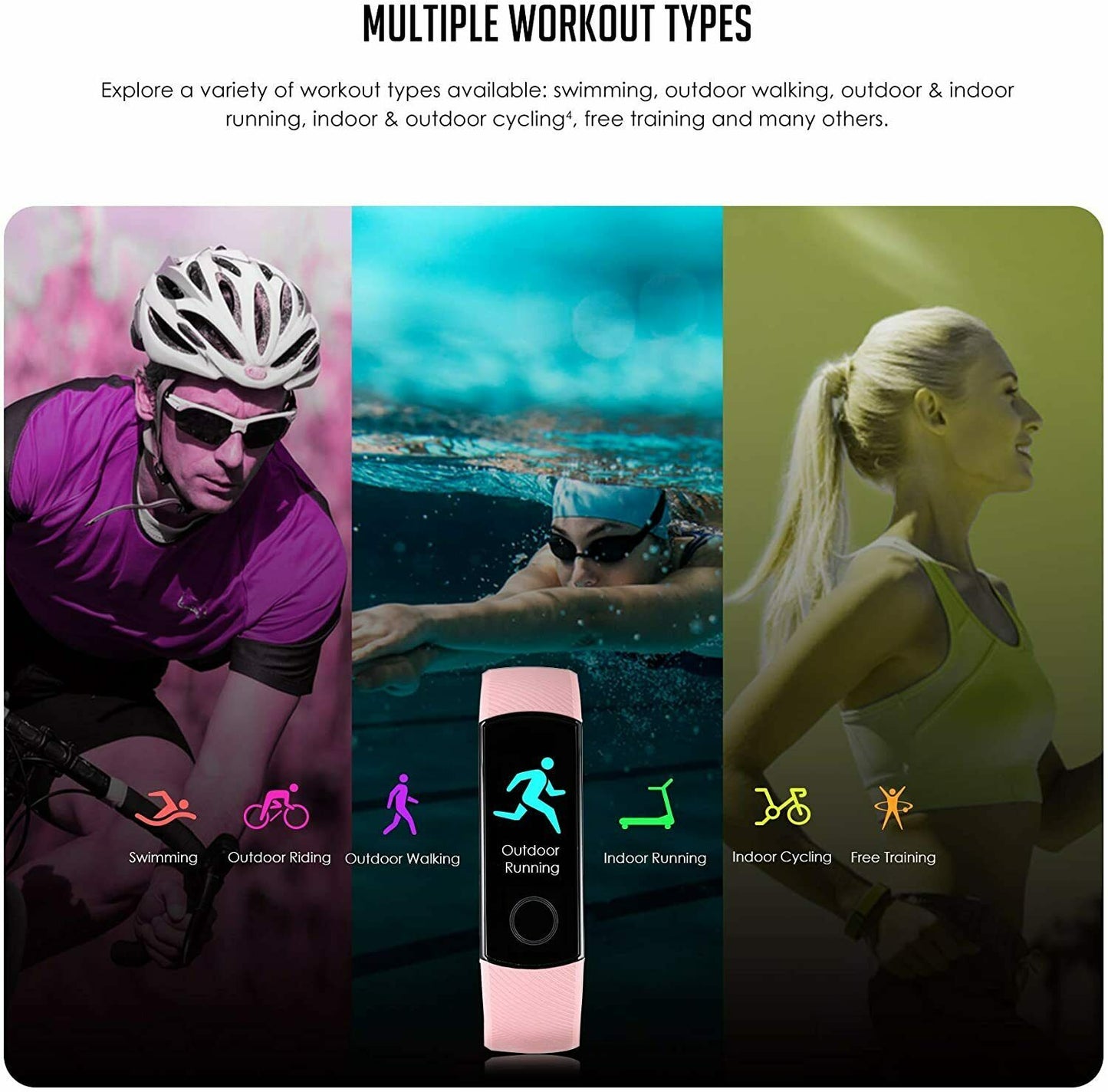 Huawei HONOR Band 4, Fitnesstracker, 222 mm, Coral Pink