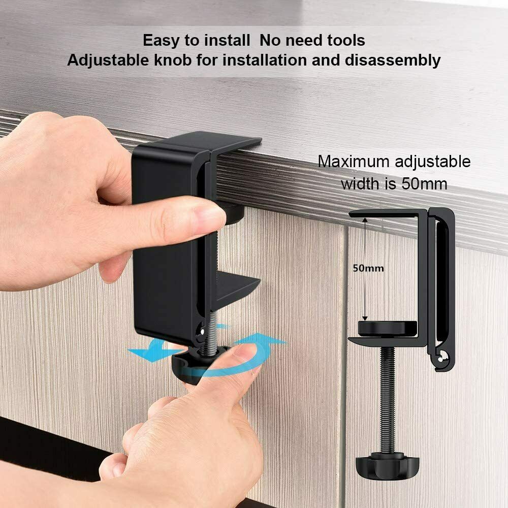 Kopfhörer Ständer, Universal Kopfhörerhalter Aluminium Headset Halterung Schwarz