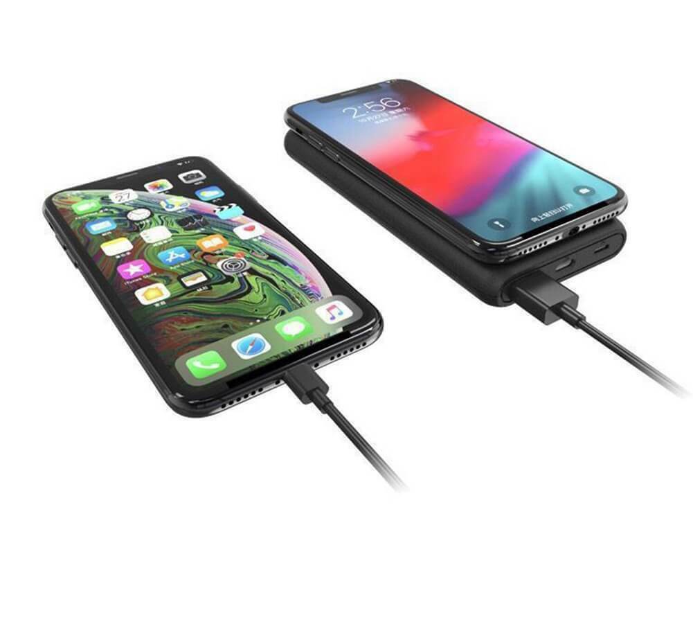10000mAh Wireless Ladestation Ladegerät + Power Bank Typ C Externe Batterie USB