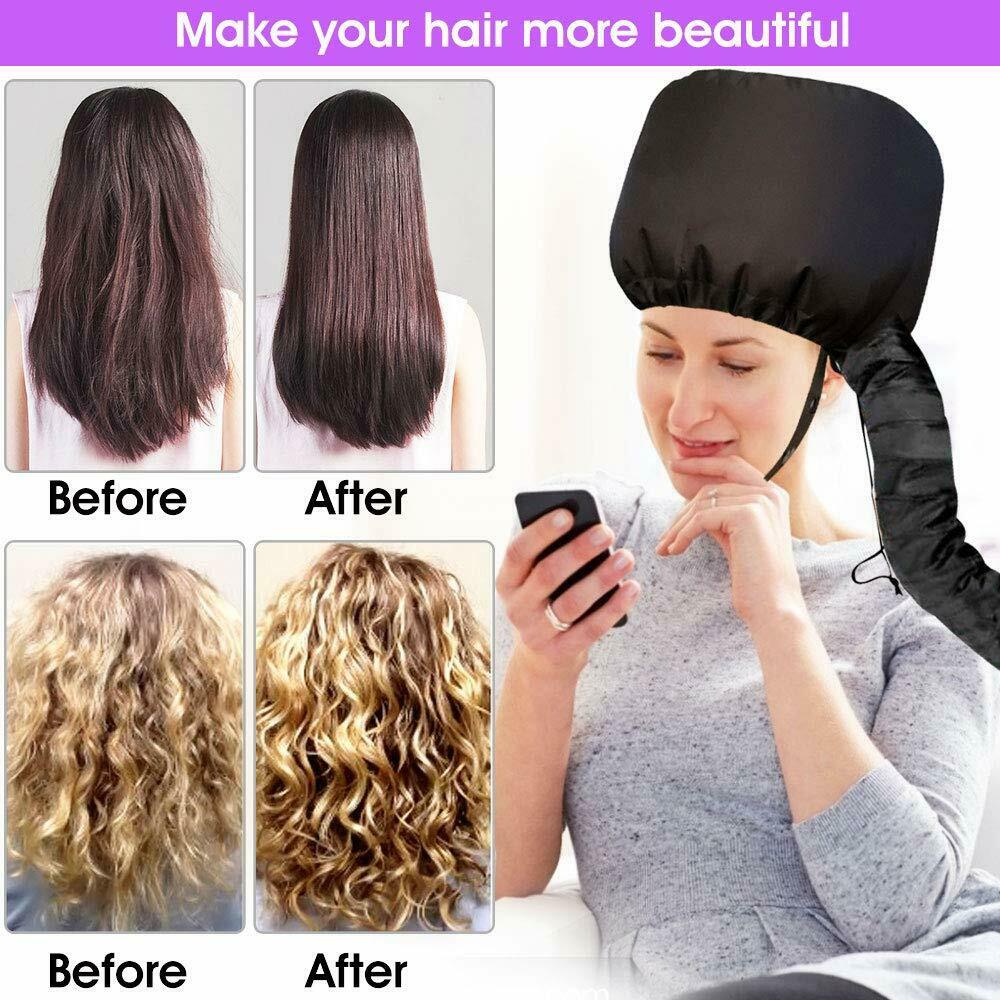 Haar Trocknung Kappe Trockner Cap Portable Salon Hood Befestigung Wärme Hauben