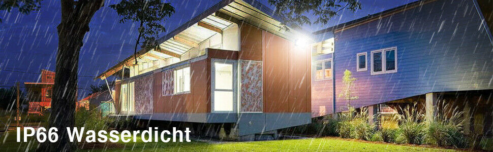 2x 60W LED Strahler Außen Superhell 6000LM LED Fluter Flutlicht 5000K ( A++ )