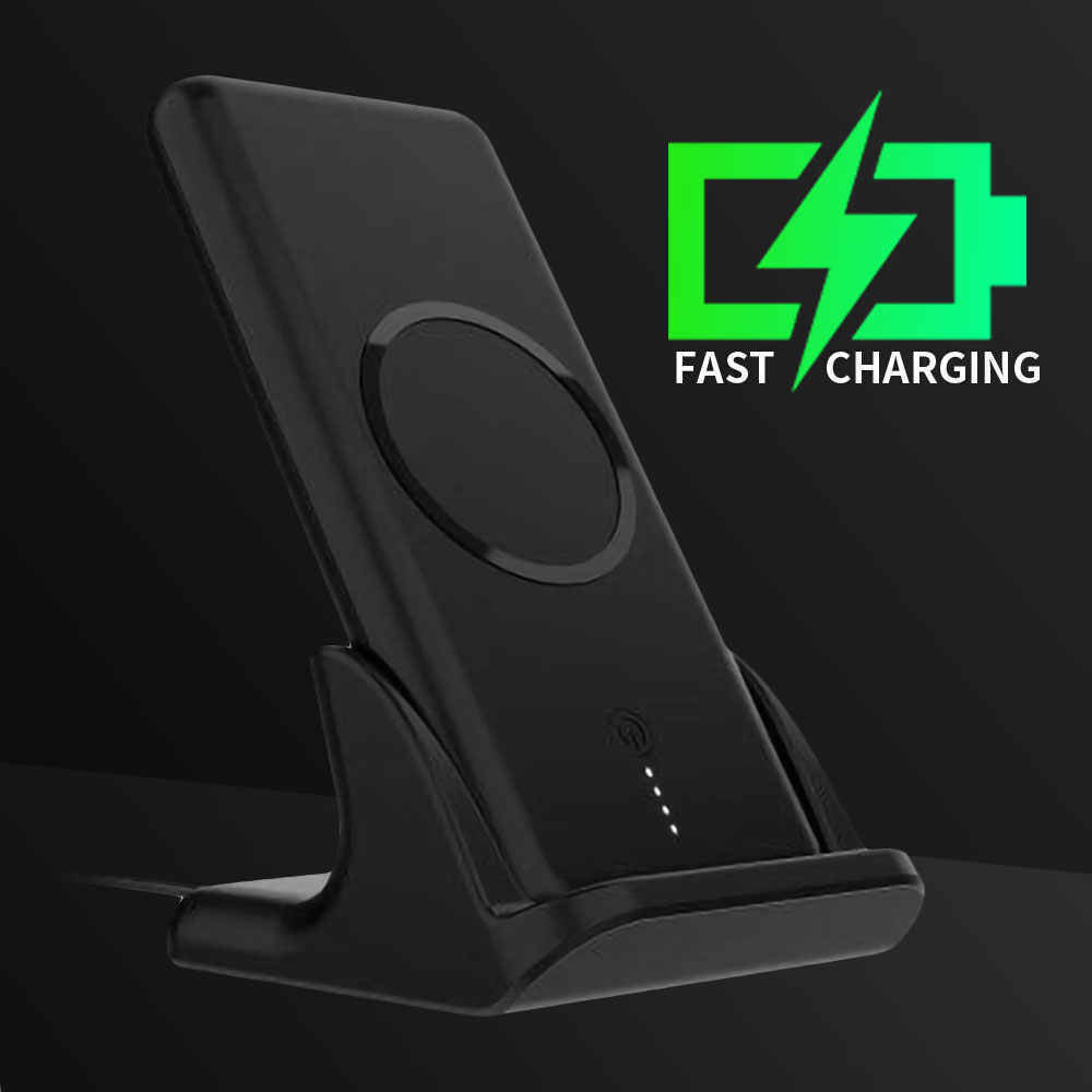 10000mAh Wireless Ladestation Ladegerät + Power Bank Typ C Externe Batterie USB