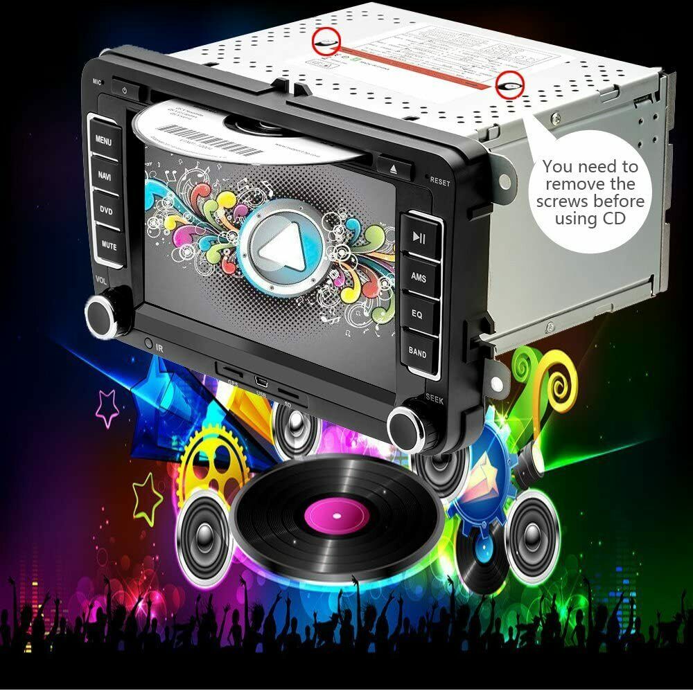 Auto CD DVD Player GPS Navi Stereo Touch Screen Auto Stereo Radio Für VW