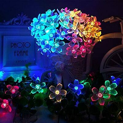 Solar String Lights - Solar Garden Lights mit 50 Blume LED Leuchten für Garten