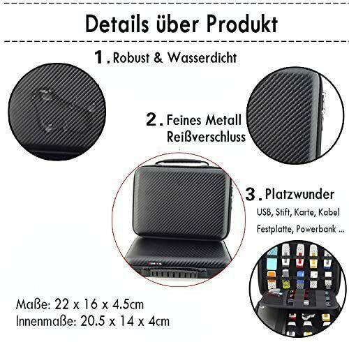 USB-Speicherstick Organizer Aufbewahrungs Tasche Case Organizer für USB Sticks