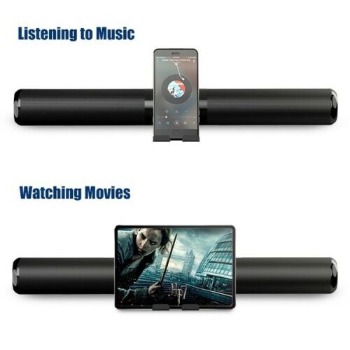 A-TION 40W Wireless Bluetooth 5.0 Sound Bar Speaker Home Theater Soundbar 2000mA