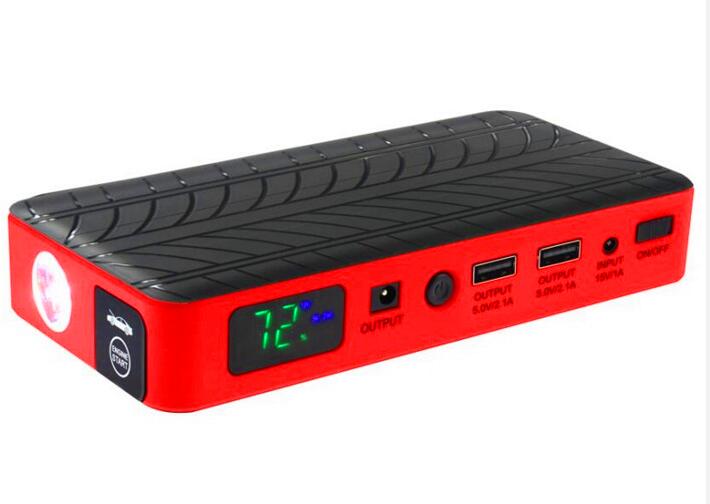 1000A Auto Starthilfe Jump Starter KFZ Power Bank Ladegerät Booster Rot mit Box