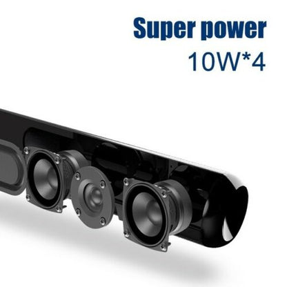 A-TION 40W Wireless Bluetooth 5.0 Sound Bar Speaker Home Theater Soundbar 2000mA