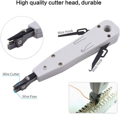 kuman Netzwerk Reparaturwerkzeuge Professionell Netzwerk Werkzeug Set Netzwerk Kabeltester Kit Patchkabel Tester Computer Wartung LAN Kabel Tester P9200