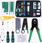 kuman Netzwerk Reparaturwerkzeuge Professionell Netzwerk Werkzeug Set Netzwerk Kabeltester Kit Patchkabel Tester Computer Wartung LAN Kabel Tester P9200