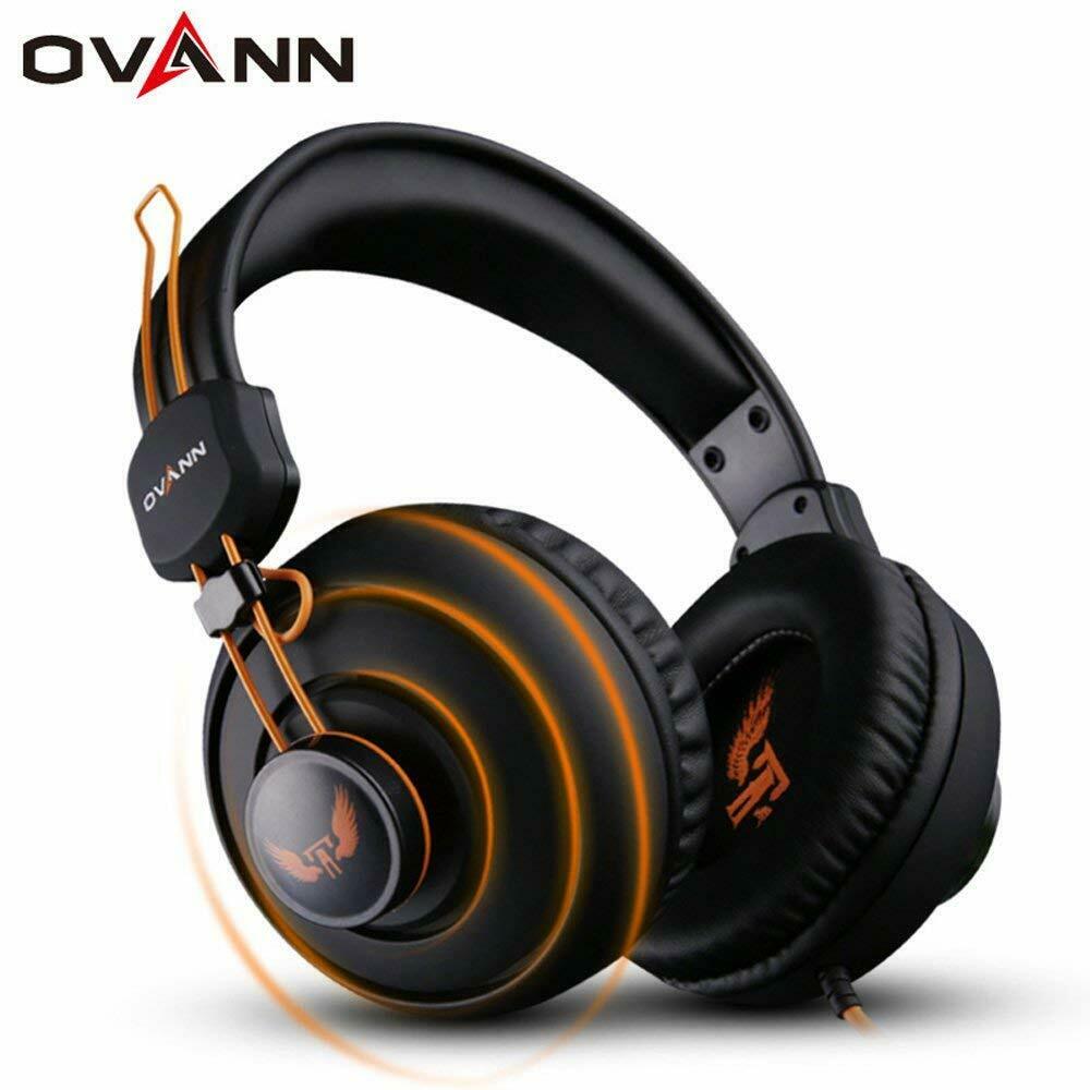 OVANN X7 Gaming Kopfhörer Deep Bass Stereo Headset Kopfhörer für PC MAC Laptop