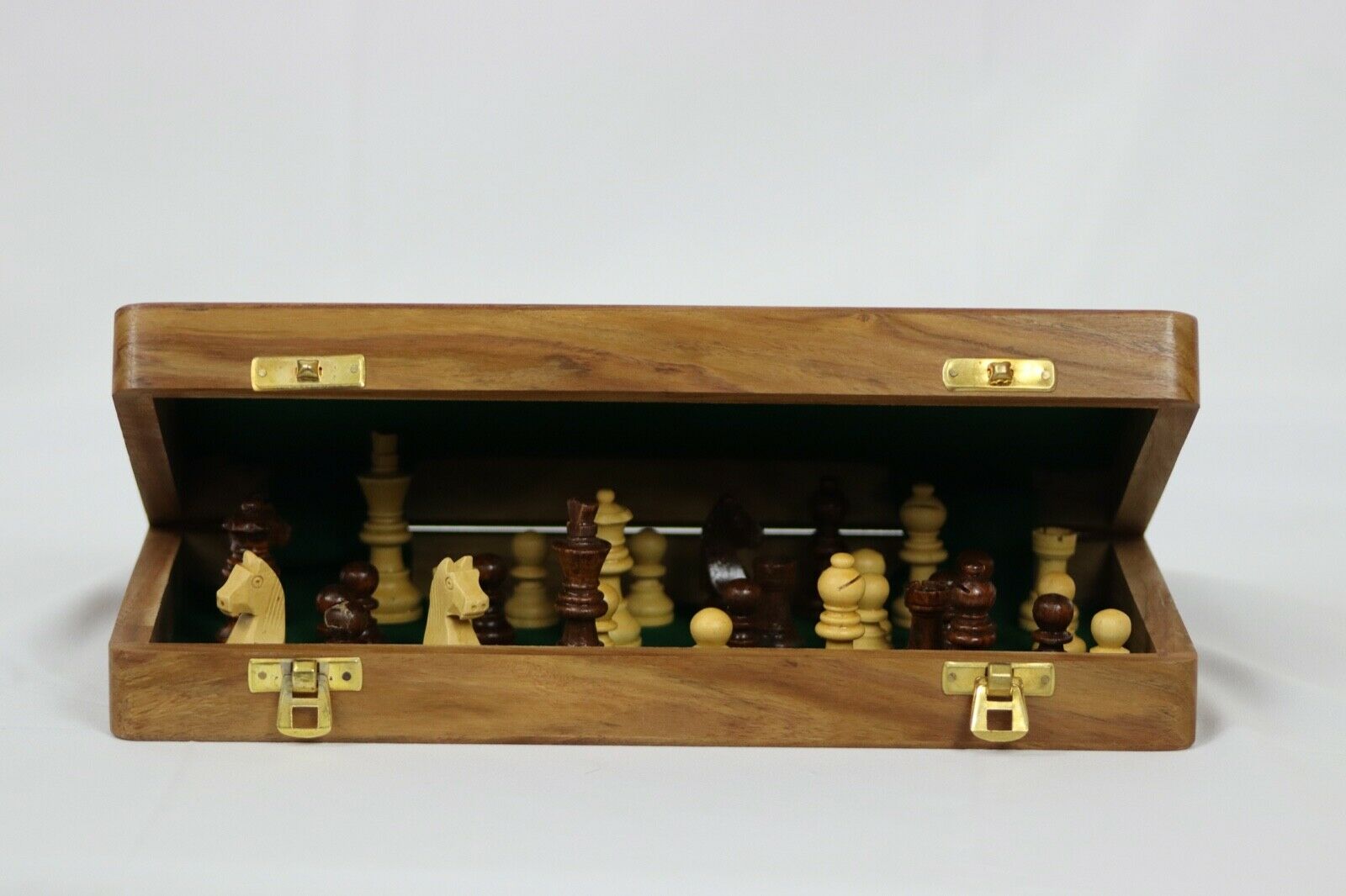 Königliches Schachspiel holz Schachbrett Folding Magnetic Travel holz Chess Set