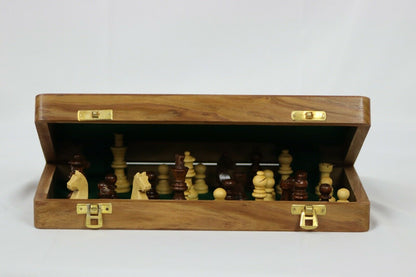 Königliches Schachspiel holz Schachbrett Folding Magnetic Travel holz Chess Set