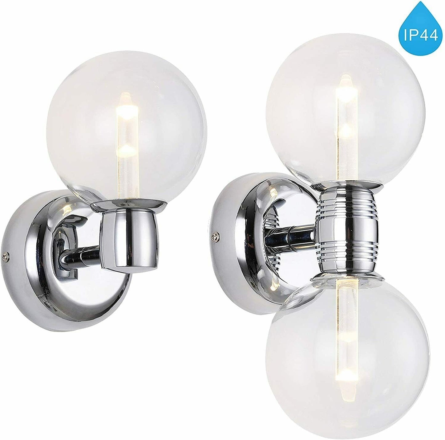 Modern 2x5W LED Wandleuchte Wandlampe Flurlampe Badleuchte Effektlampe Strahler