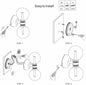 Modern 2x5W LED Wandleuchte Wandlampe Flurlampe Badleuchte Effektlampe Strahler