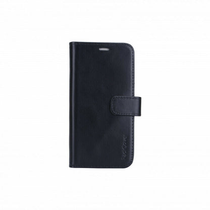 iPhone 12 PRO MAX 2 in 1 Handyhülle Schwarz Echtes Premium Leder Kartenfächer.