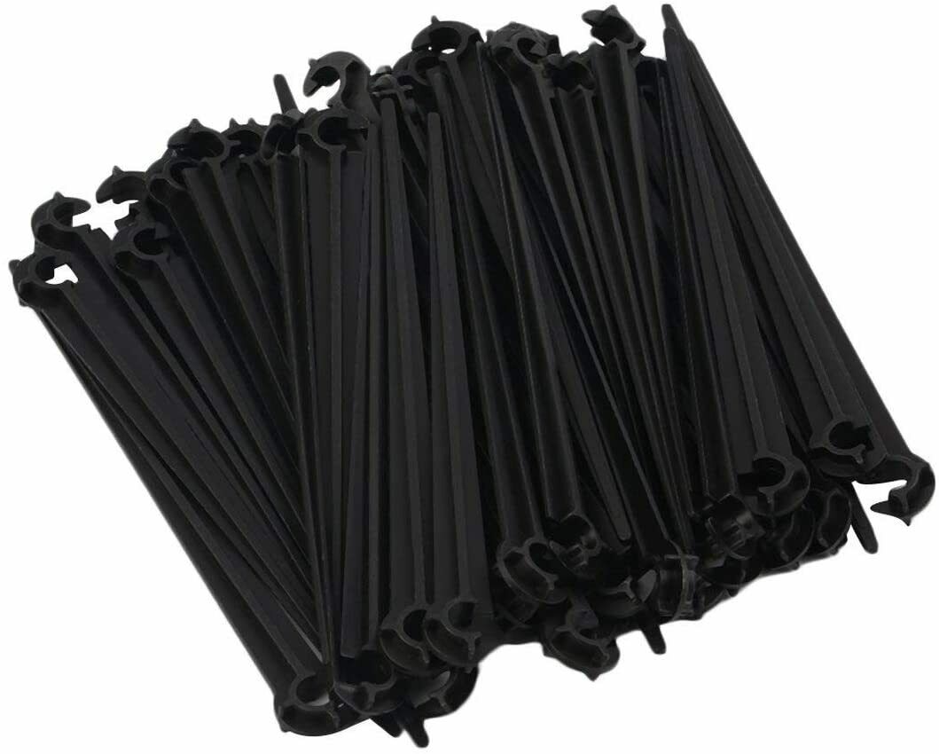 50pc 11cm Hook Fixed Stems Support Holder for 4/7 Drip Irrigation Water Hose