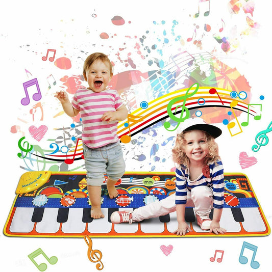  Kinder Spielzeug Piano Matte Keyboard Matte Klaviermatte Tanzmatte 110cm x 36cm