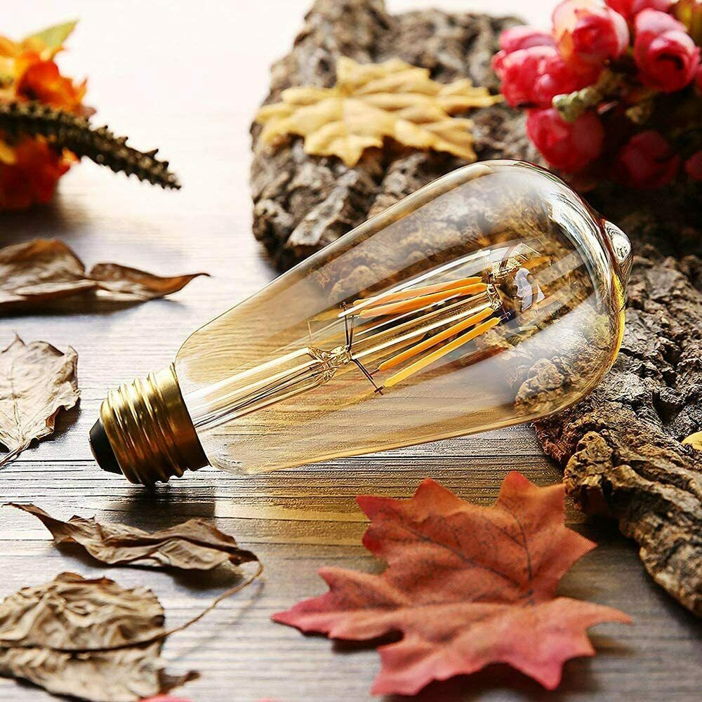 tonitott Edison Vintage Glühbirne, Edison LED Glühbirne E27 4W Warm Licht Vin...