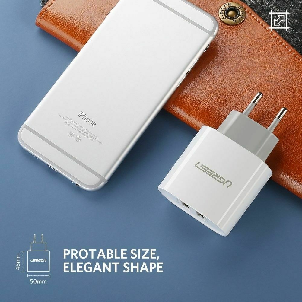 UGREEN USB Ladegerät 2 Ports Netzteil mit Intelligent Technologie