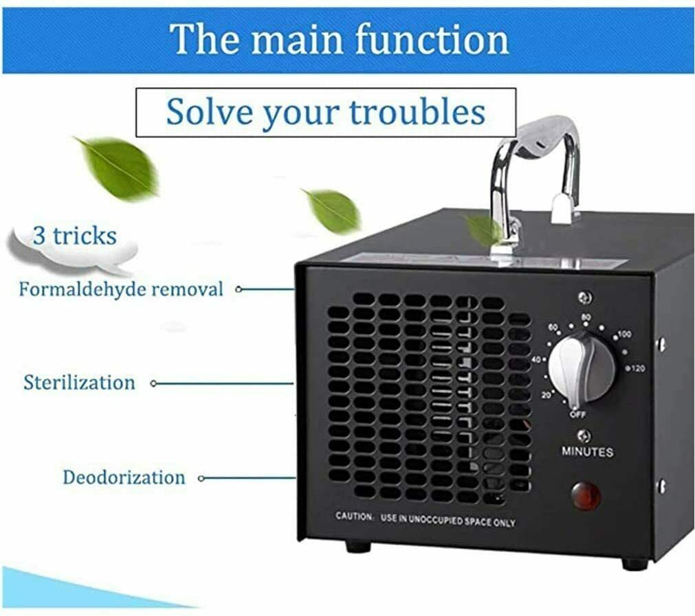 Profi Ozongenerator 5g 5000mg/h Timer Ozongerät Ozonisator Luftreiniger Black