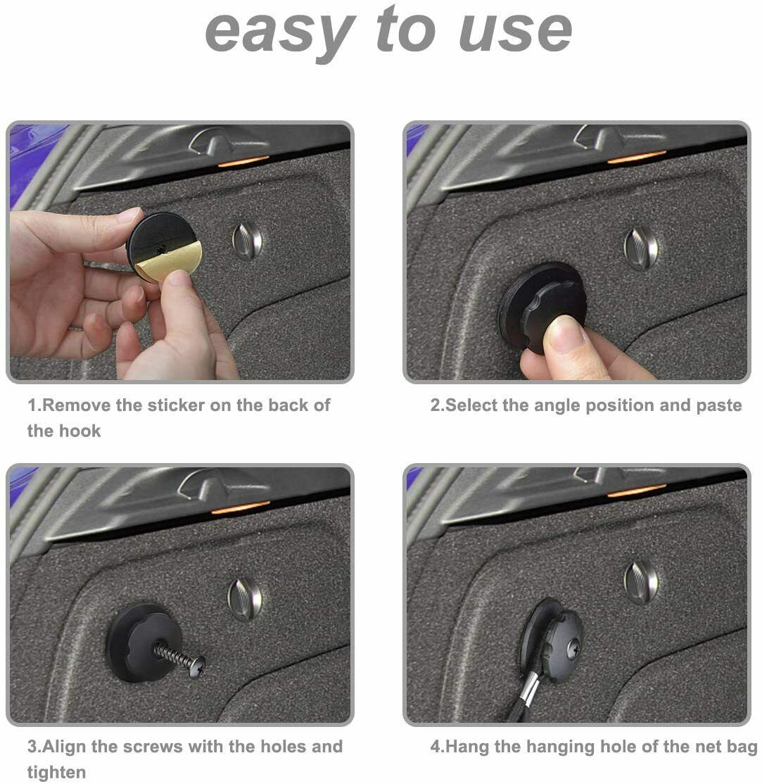 Auto Netztasche Klett Organizer Kofferraumtasche Ablagenetz KFZ PKW Stretch Fach