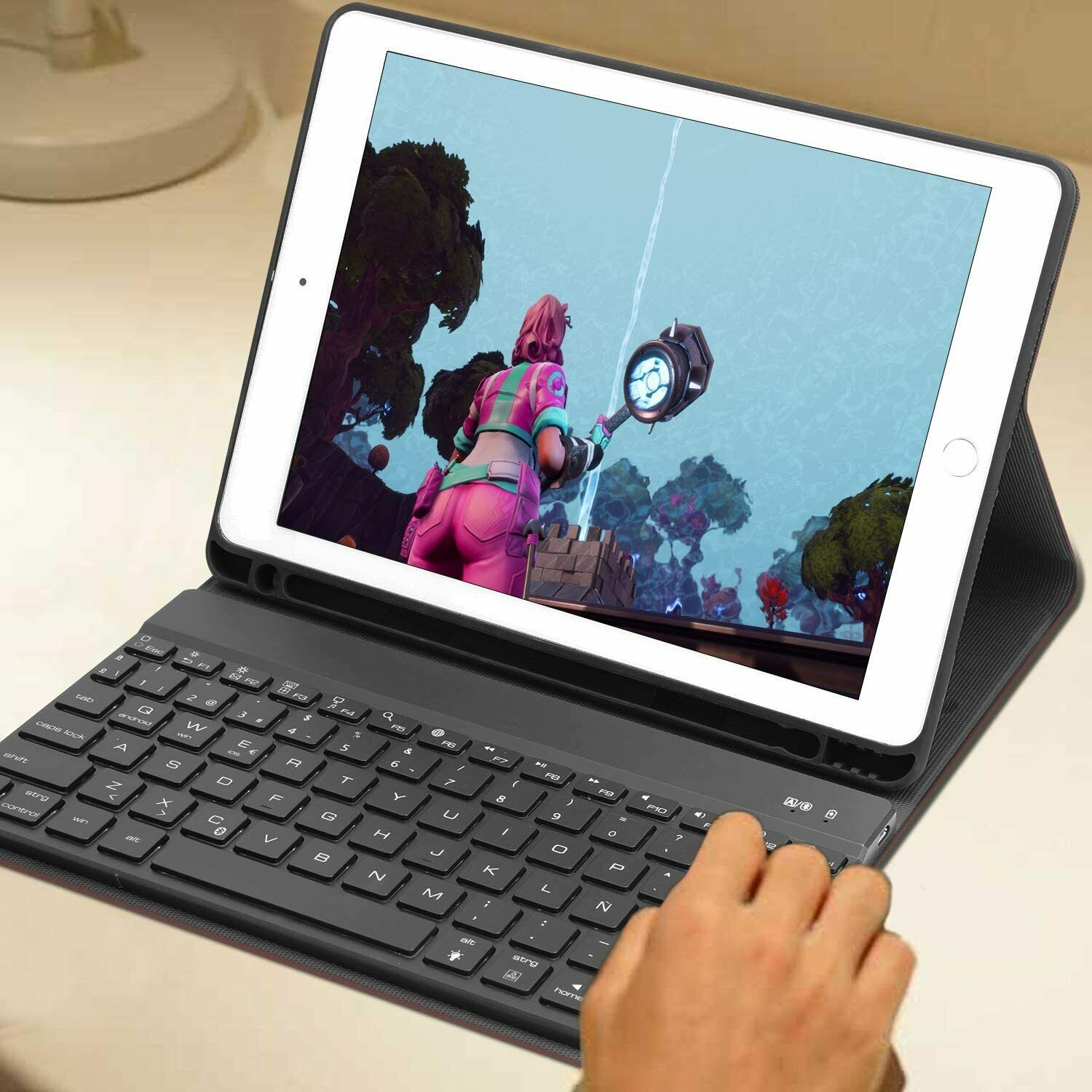 SENGBIRCH Tastatur mit Hülle für iPad 10.2 2019 (7. Generation) / iPad Air 3 201
