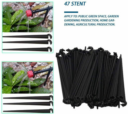 50pc 11cm Hook Fixed Stems Support Holder for 4/7 Drip Irrigation Water Hose