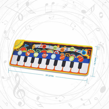  Kinder Spielzeug Piano Matte Keyboard Matte Klaviermatte Tanzmatte 110cm x 36cm