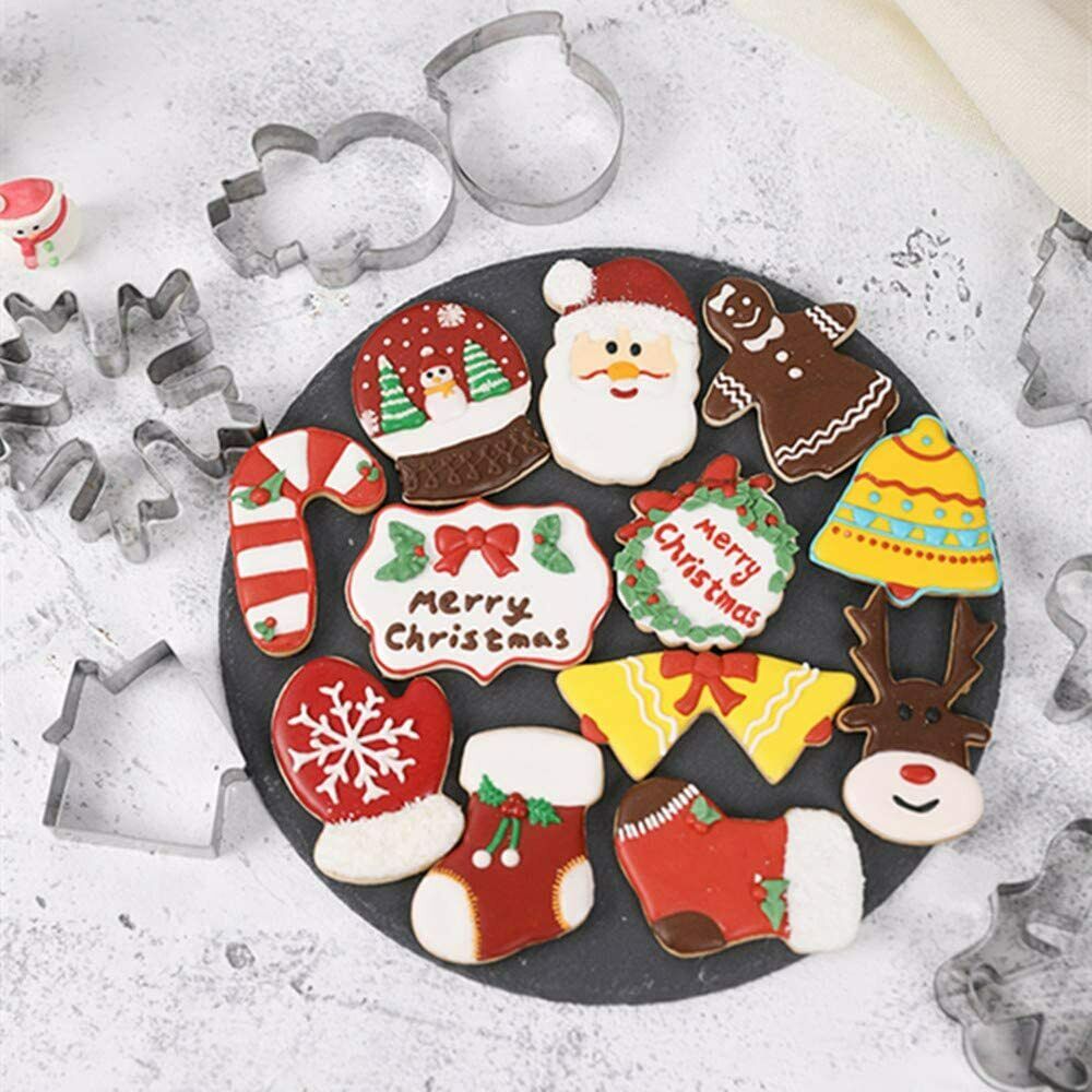 Fondant Ausstecher Weihnachten 32 Stück Weihnachtsausstechformen Keksausstecher