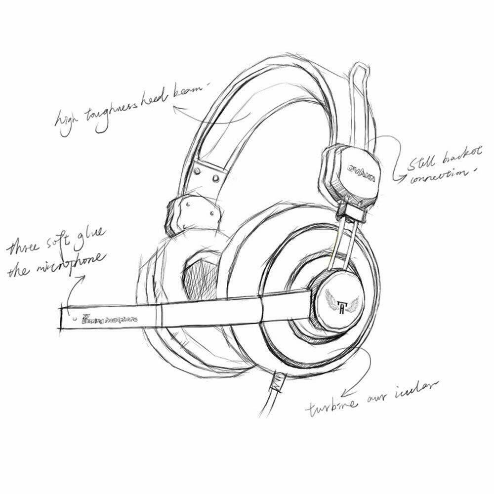 OVANN X7 Gaming Kopfhörer Deep Bass Stereo Headset Kopfhörer für PC MAC Laptop