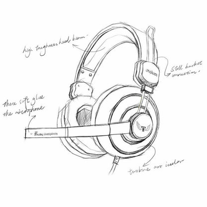 OVANN X7 Gaming Kopfhörer Deep Bass Stereo Headset Kopfhörer für PC MAC Laptop