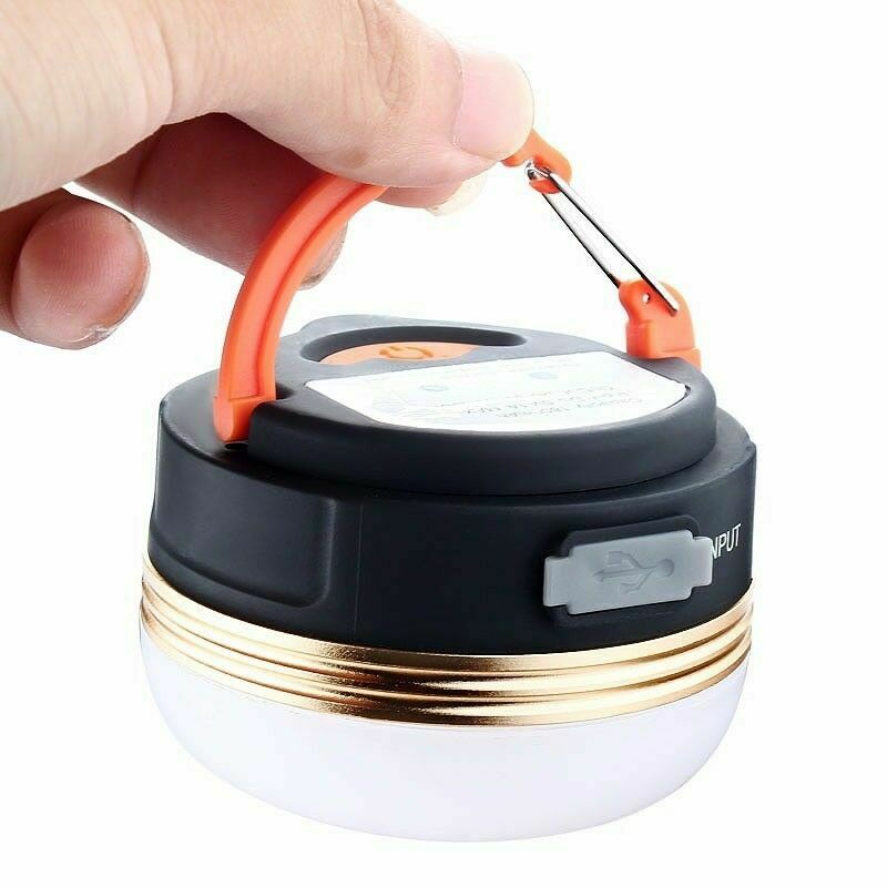 LED Camping Lampe Outdoor Wandern hike Licht Laterne leicht Akku USB aufladbar