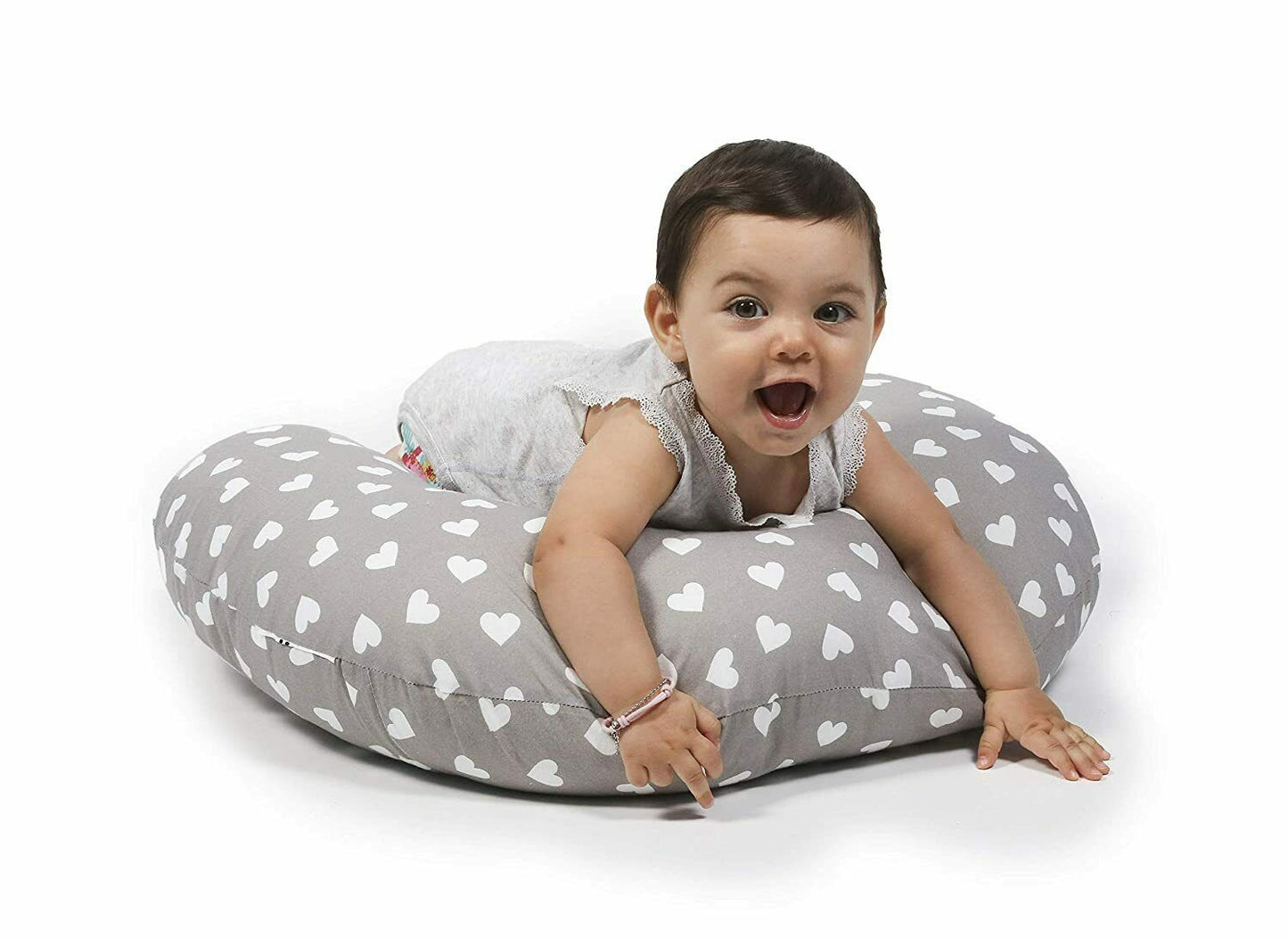 Niimo Stillkissen Klein Baby mit Stillkissenbezug aus 100% Baumwolle abnehmbar