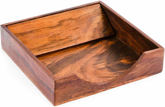 Holzpapier Serviettenhalter für Servietten und Taschentücher Schlankes Design