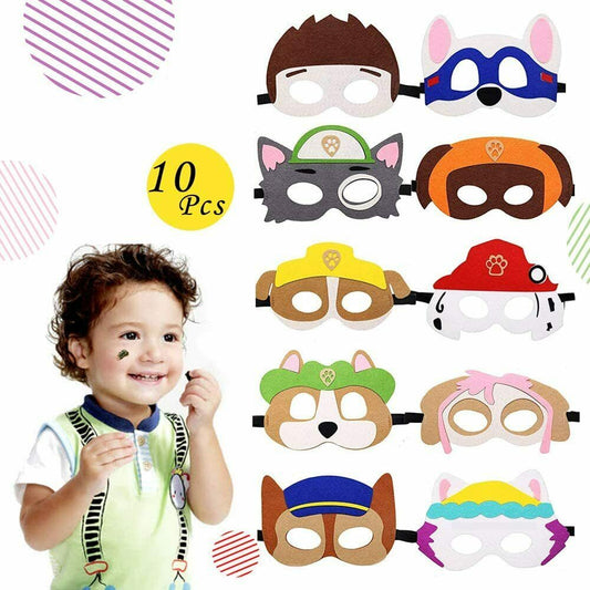 Paw Dog Patrol Spielzeug Puppy Party Masken 10 Stück Kinder Cosplay