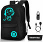 Luminous Schule Rucksack-Horsky Schultasche Anime Oxford Luminous...