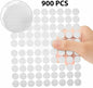Klett Klebe Punkte, Klettpunkte 900 Stück Klettband Self Adhesive Klebend
