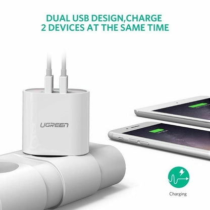 UGREEN USB Ladegerät 2 Ports Netzteil mit Intelligent Technologie