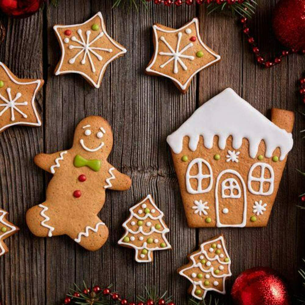 Fondant Ausstecher Weihnachten 32 Stück Weihnachtsausstechformen Keksausstecher