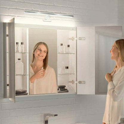 LED Spiegelleuchte Bad Beleuchtung Schminklicht Badezimmer IP44 Aufbaulampe 8W